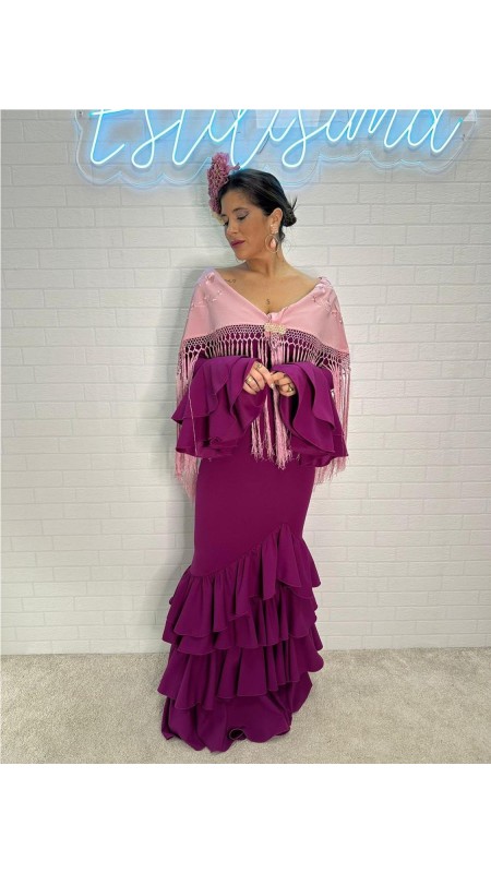 VESTIDO DE FLAMENCA MALAGA BUGANVILLA