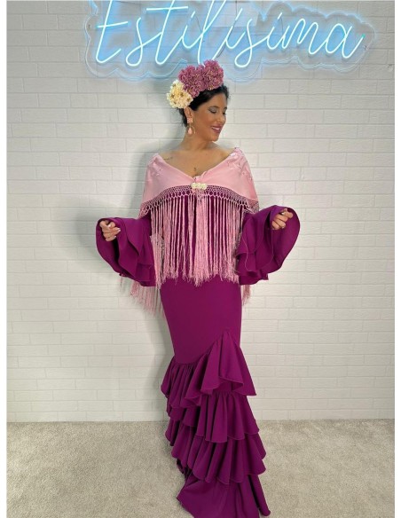 VESTIDO DE FLAMENCA MALAGA BUGANVILLA