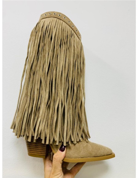BOTA FLECOS TOP TAUPE