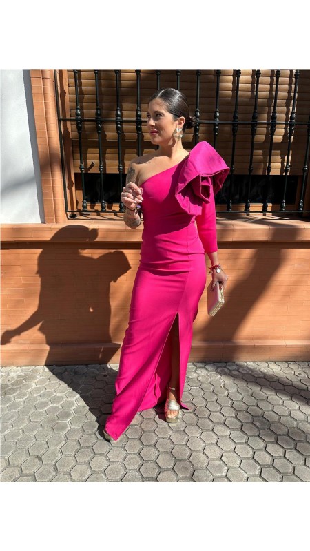 VESTIDO VALERIA FUSCIA