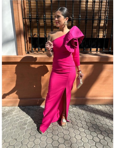 VESTIDO VALERIA FUSCIA