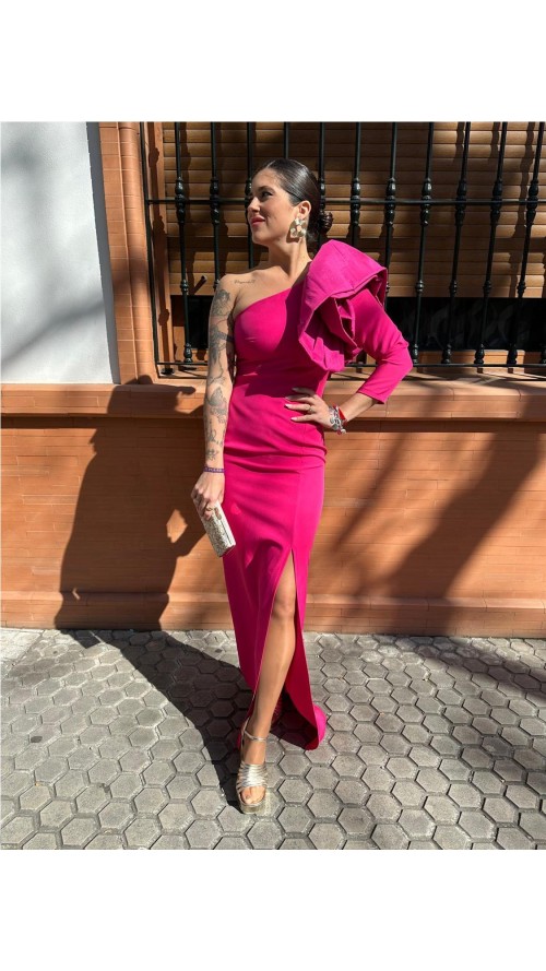 VESTIDO VALERIA FUSCIA