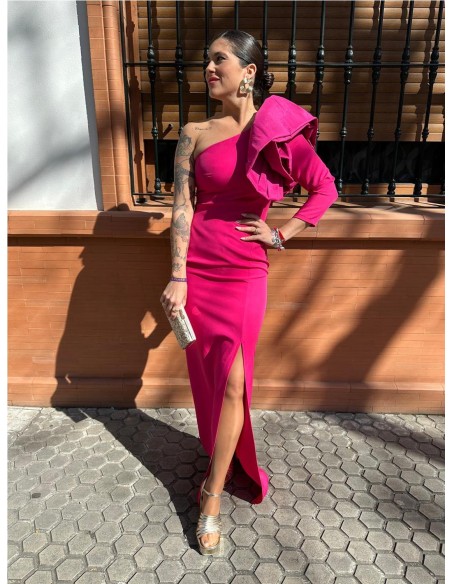 VESTIDO VALERIA FUSCIA