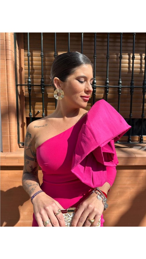 VESTIDO VALERIA FUSCIA