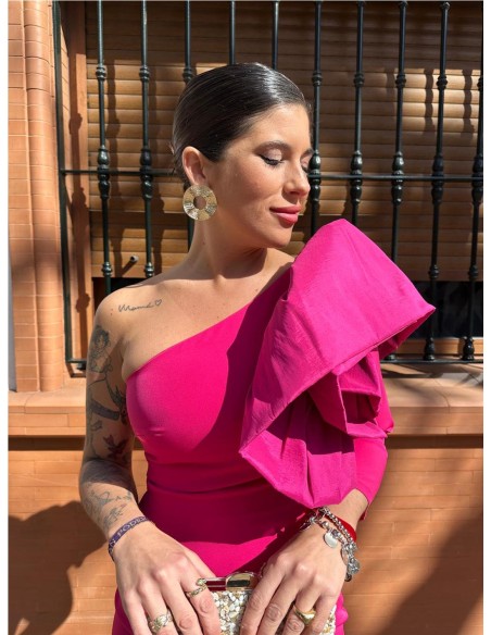 VESTIDO VALERIA FUSCIA