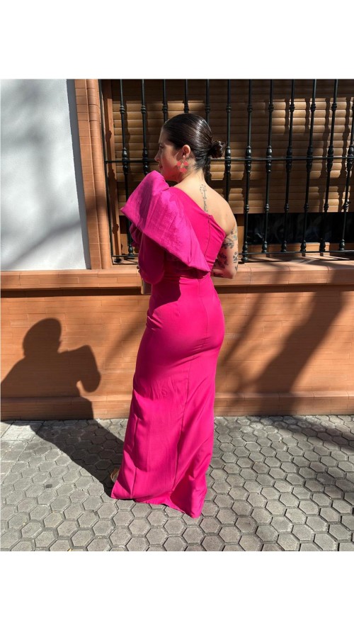 VESTIDO VALERIA FUSCIA