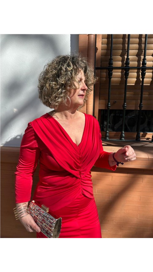 VESTIDO MAYKA ROJO