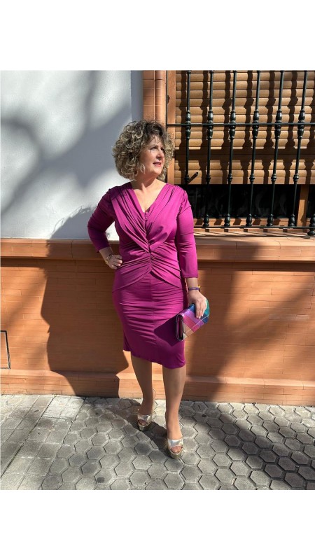 VESTIDO MAYKA BUGANVILLA