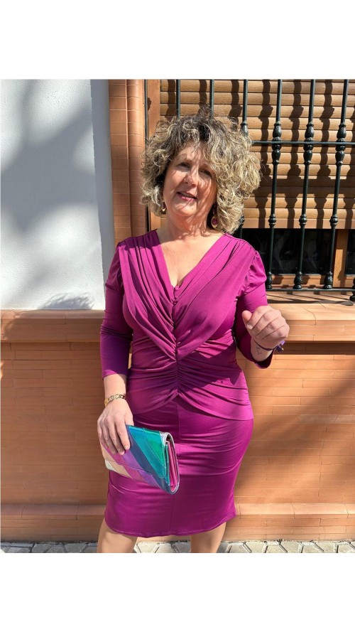 VESTIDO MAYKA BUGANVILLA