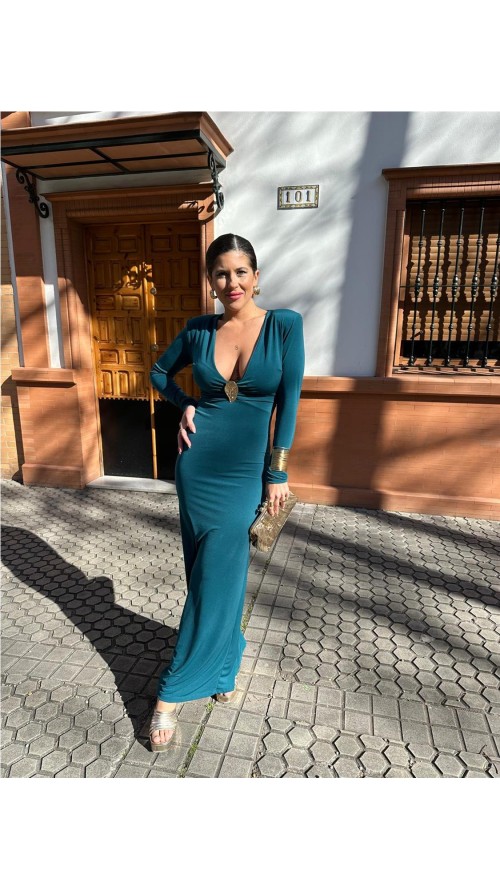 VESTIDO PIEDRA PETROLEONEGRO