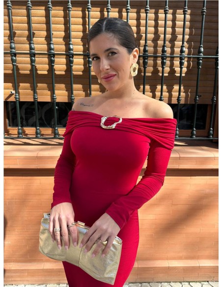 VESTIDO ALISON BURDEOS