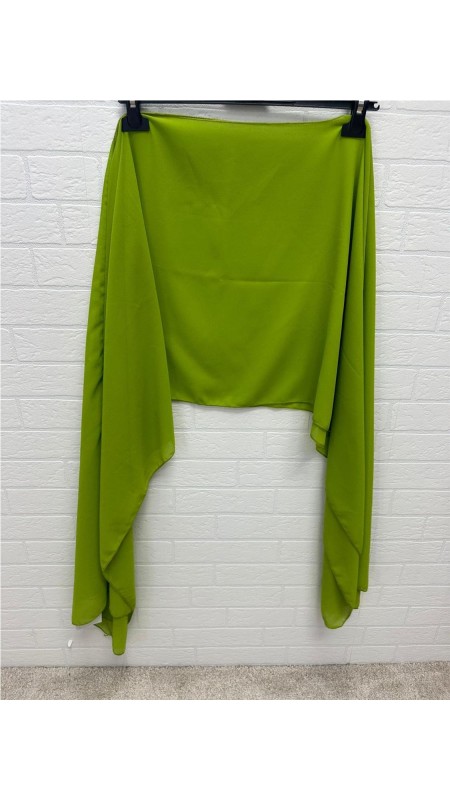 CAPA DE GASA VERDE LIMA