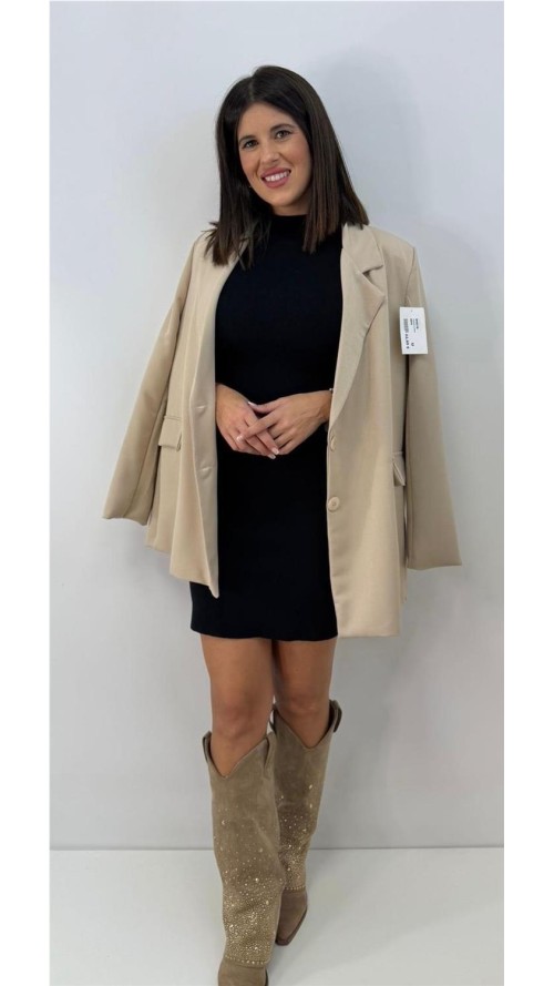 VESTIDO PLUMBAGO NEGRO