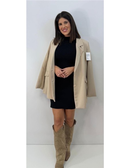 VESTIDO PLUMBAGO NEGRO