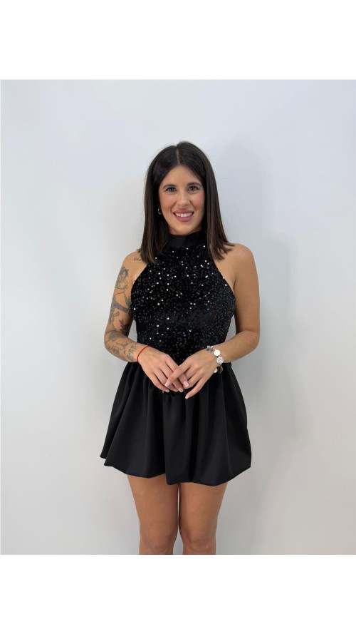 VESTIDO DANIELA NEGRO