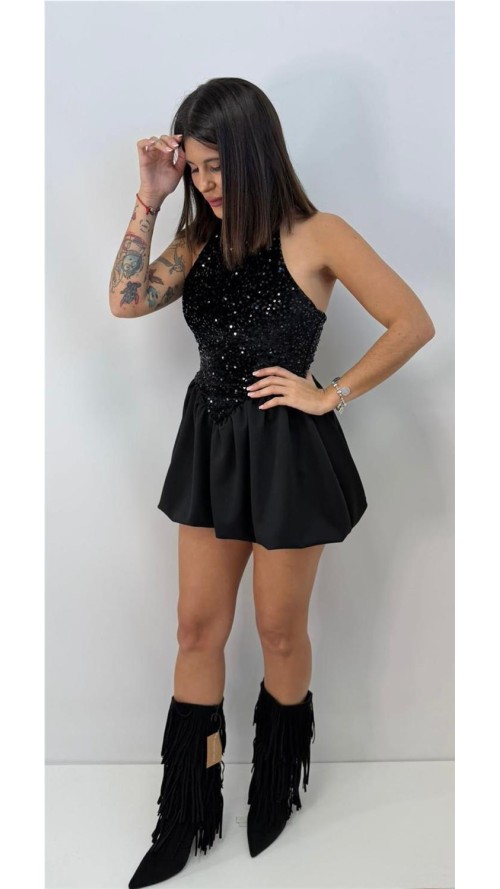 VESTIDO DANIELA NEGRO