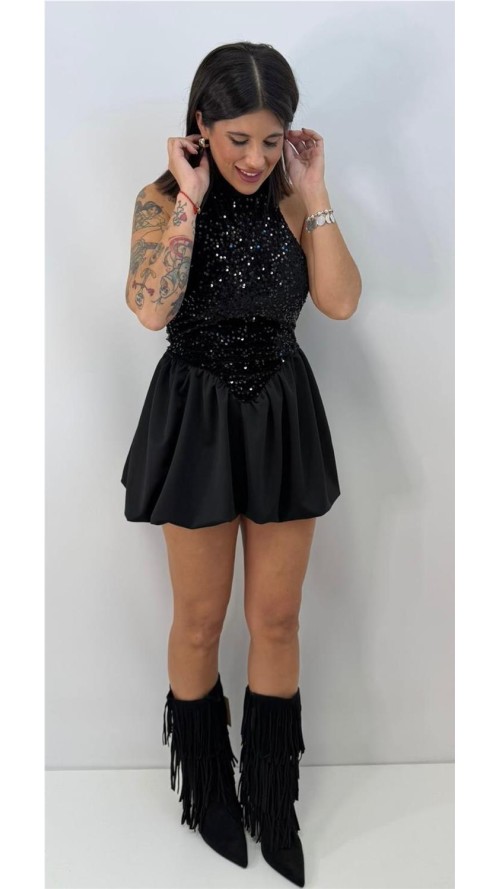 VESTIDO DANIELA NEGRO