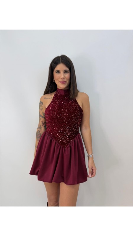 VESTIDO DANIELA BURDEOS