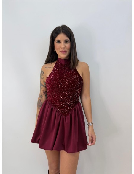 VESTIDO DANIELA BURDEOS