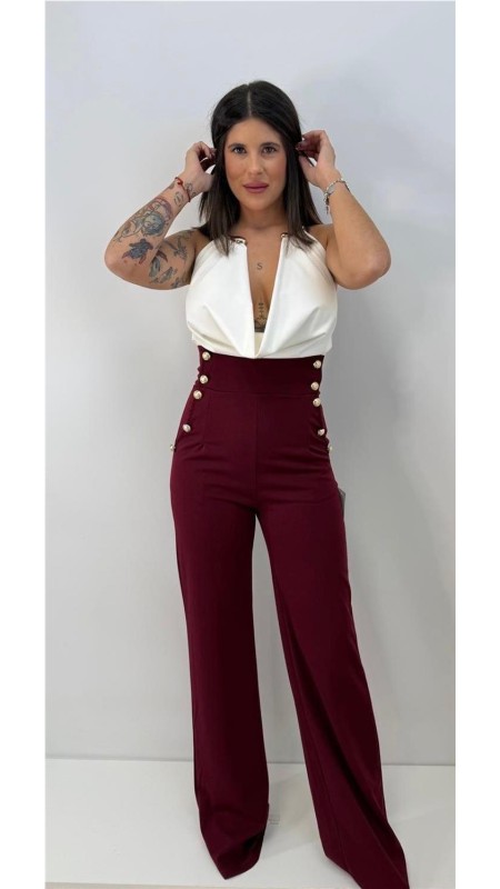 PANTALON ESTRELLA BURDEOS 2