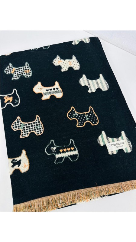 PAÑUELO PERRO NEGRO