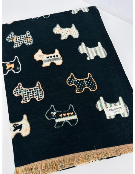 PAÑUELO PERRO NEGRO