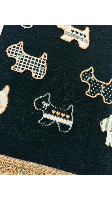 PAÑUELO PERRO NEGRO 2