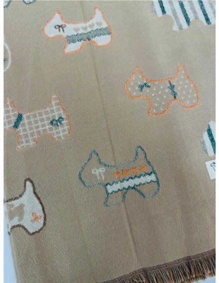 PAÑUELO PERRO BEIG