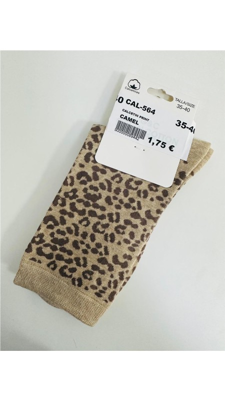 CALCETIN PRINT CAMEL