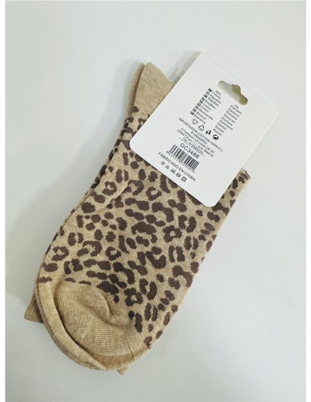 CALCETIN PRINT CAMEL