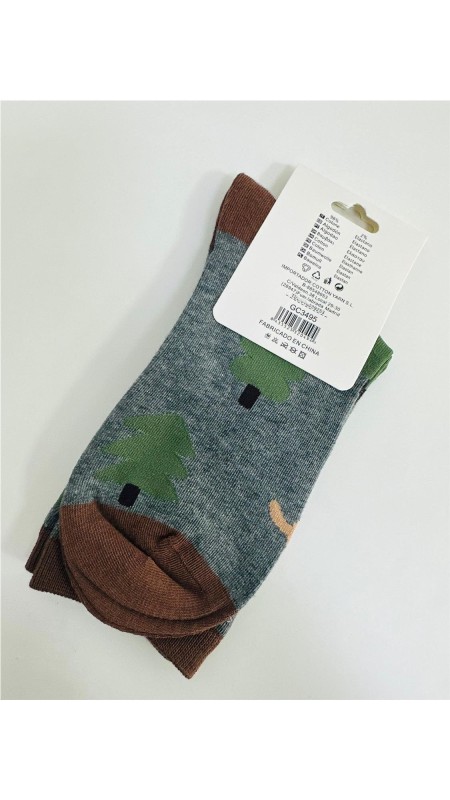 CALCETIN FANTASIA GRIS 2