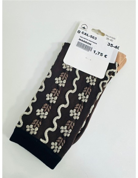 CALCETIN FANTASIA MARRON