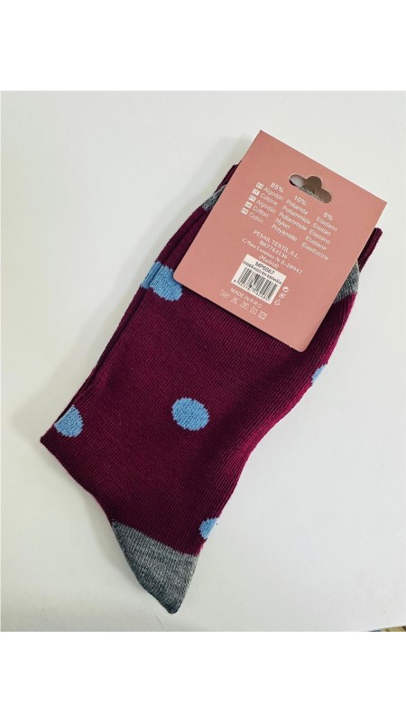 CALCETIN LUNARES BURDEOS 2
