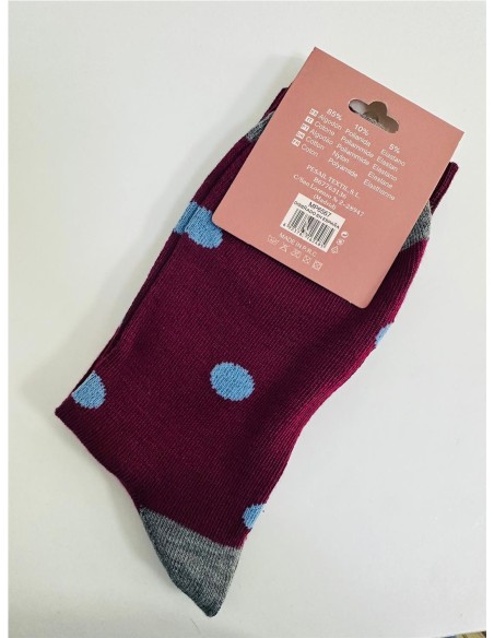 CALCETIN LUNARES BURDEOS
