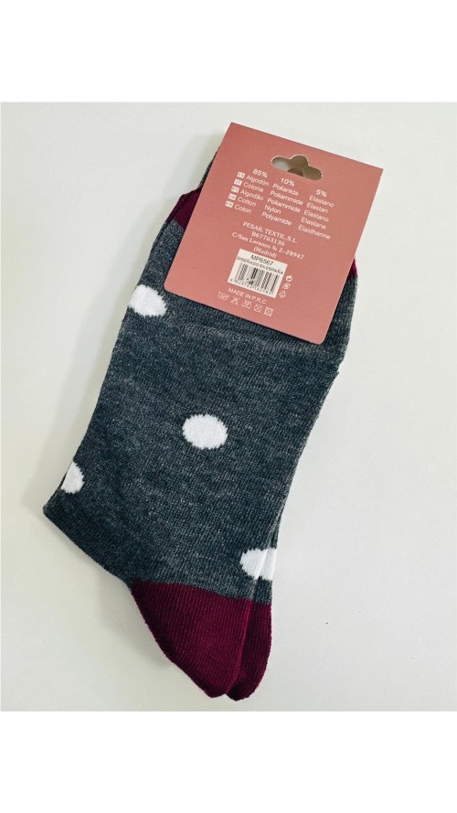 CALCETIN LUNARES GRIS