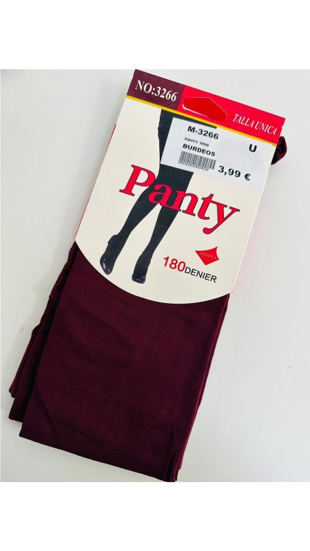 PANTY 180D BURDEOS