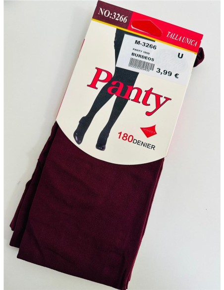 PANTY 180D BURDEOS