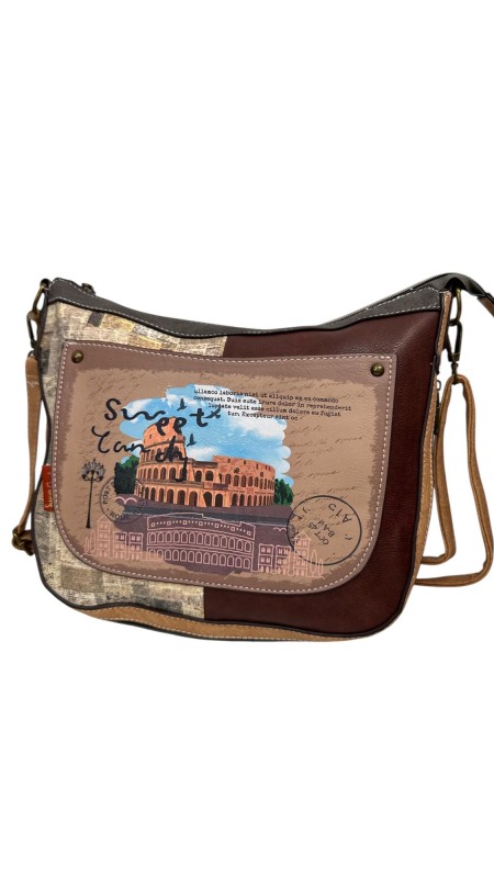 BOLSO SWEET CANDY ROMA MARRON