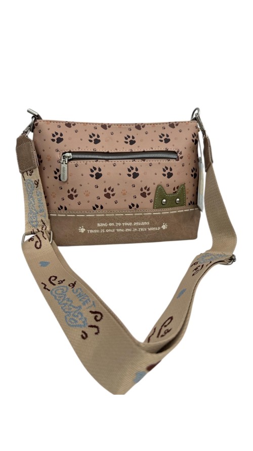 BOLSO SWEET CANDY GATO CAMEL