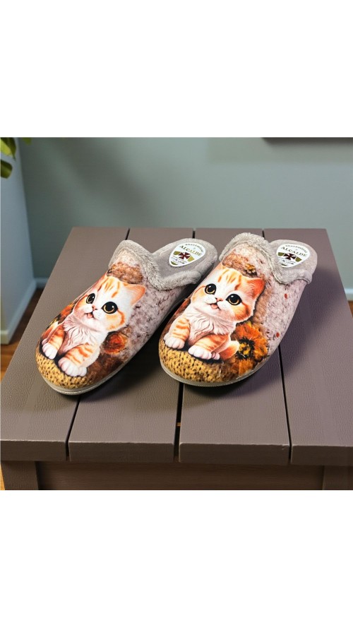 ZAPATILLA GATO BEIG