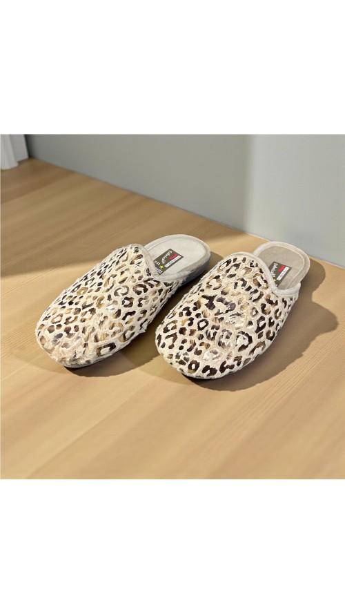 ZAPATILLA PINTAS LEOPARDO BEIG