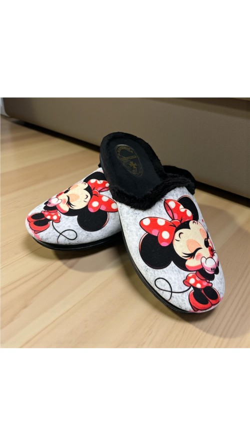 ZAPATILLA ANIMACION MINNIE NEGRO
