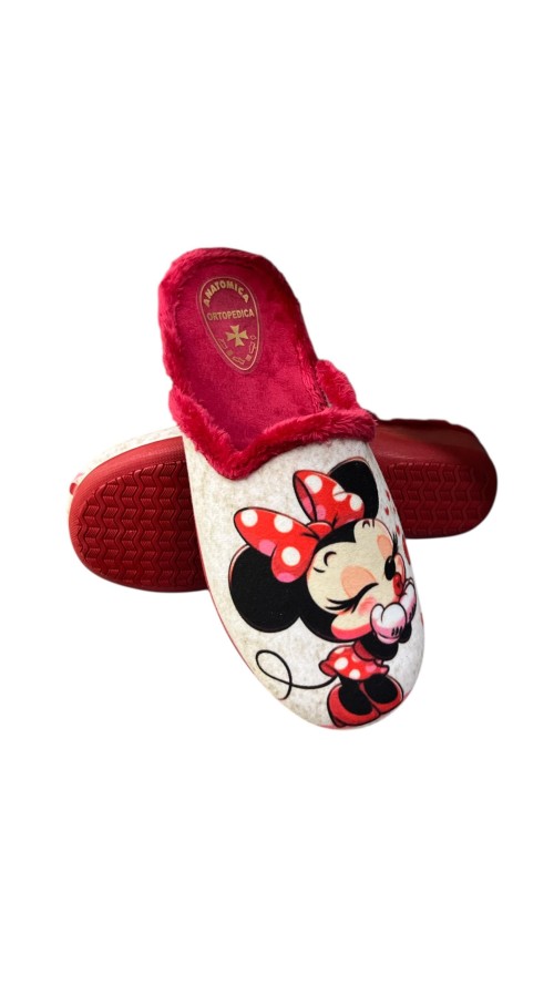 ZAPATILLA ANIMACION MINNIE ROJO
