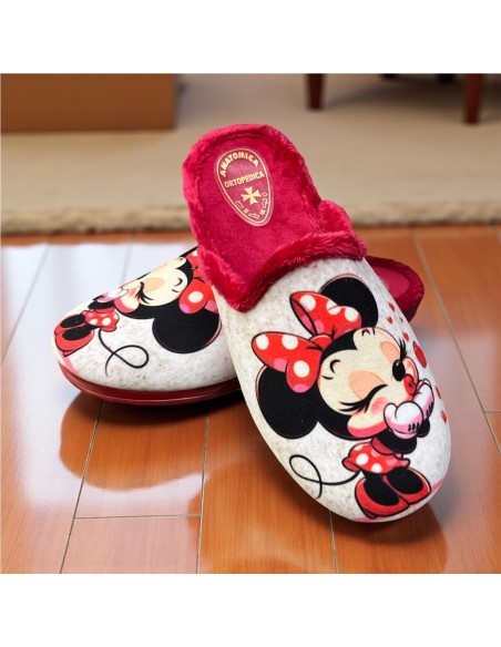 ZAPATILLA ANIMACION MINNIE ROJO