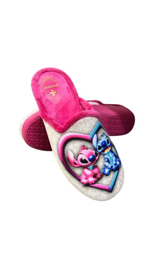 ZAPATILLA ANIMACION LILO FUXIA