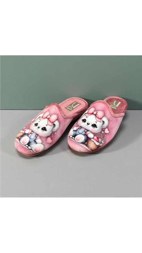 ZAPATILLA SERIGRAFIAS ROSA