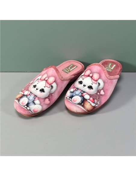 ZAPATILLA SERIGRAFIAS ROSA