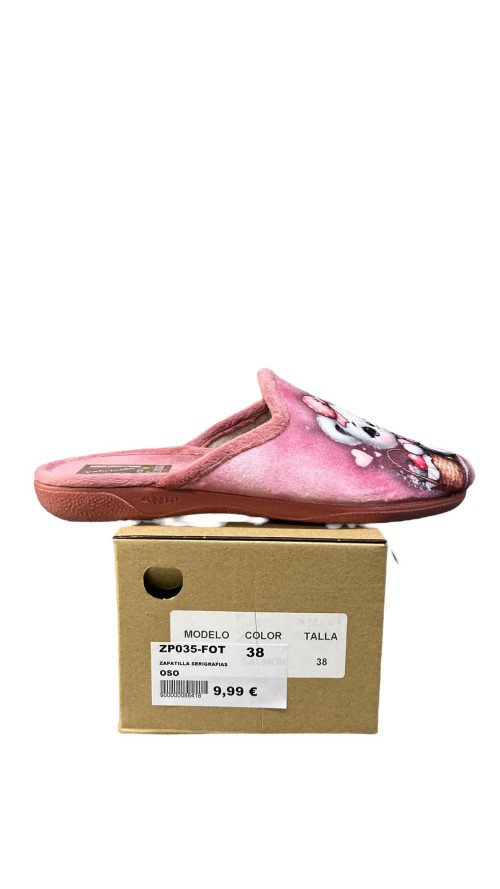 ZAPATILLA SERIGRAFIAS ROSA