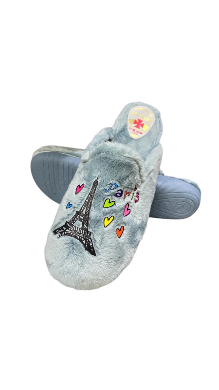 ZAPATILLA PARIS COMBINADA VERDE