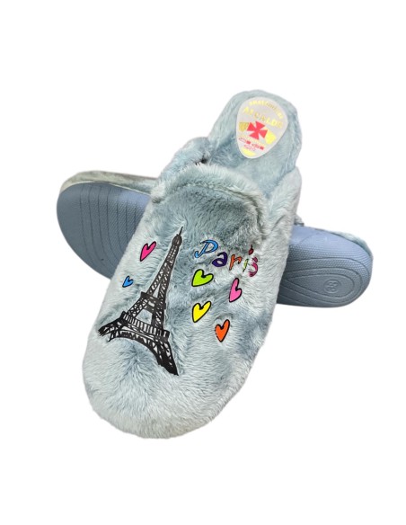 ZAPATILLA PARIS COMBINADA VERDE